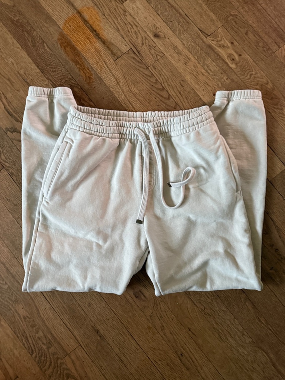TALENTLESS Drawstring Waist Sweatpants in Pale Gray Sz M